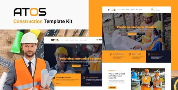 Atos – Construction Elementor Template Kit