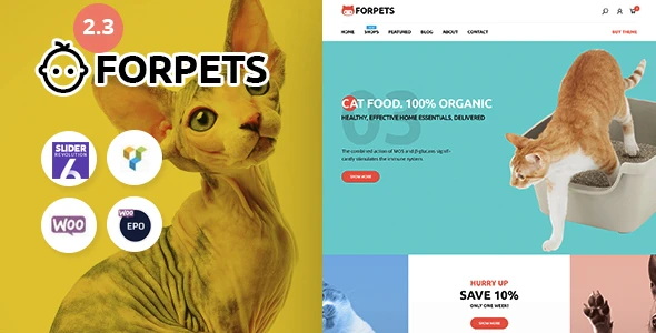 Forpets – Food Shop WooCommerce Theme